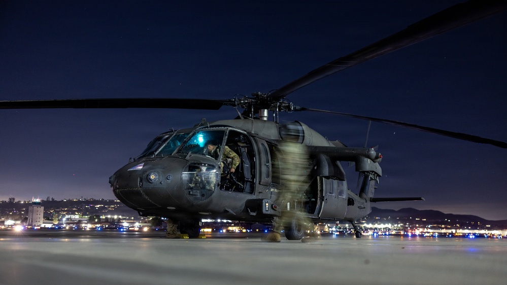 JTF-SB Soldiers, Marines perform routine aerial monitoring mission