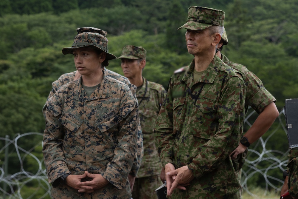 HIJUDAI MANEUVER AREA. OITA, JAPAN – U.S. Marines with 4th LE Demonstrate Techniques for Detainee Handling During Exercise Resolute Dragon 26