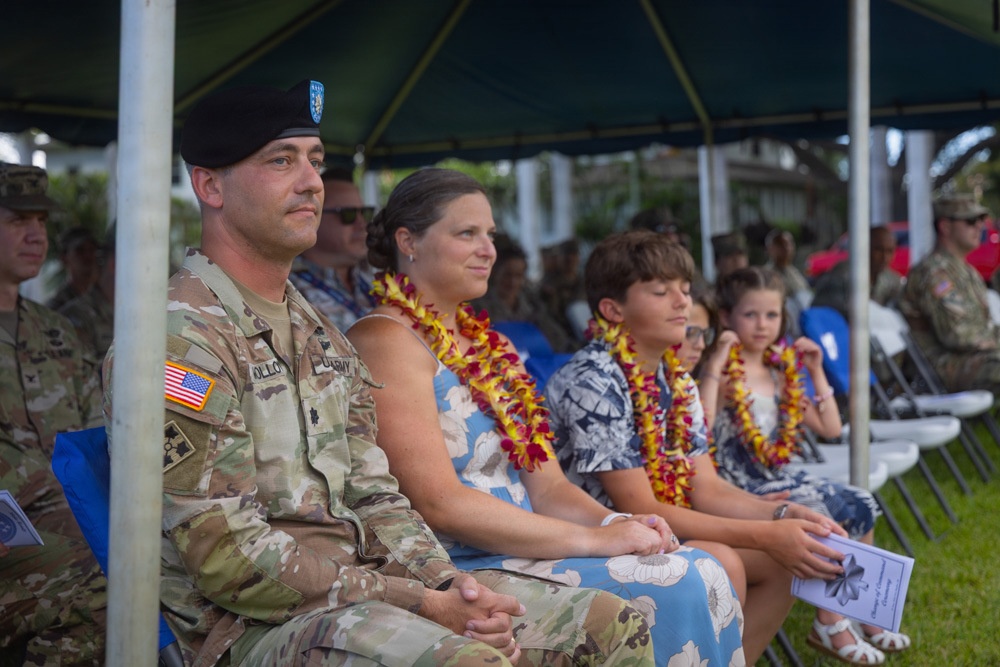 Headquarters Headquarters Battalion Change of Command Ceremony