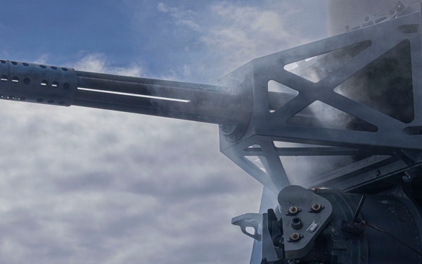 U.S. Sailors conduct CWIS live-fire exercise aboard USS Essex