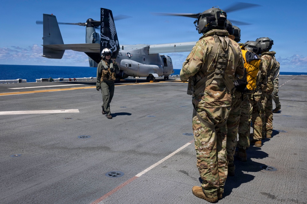 VMM-164 (Rein.) transports MV-22B Osprey engine