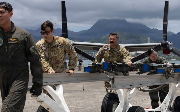 VMM-164 (Rein.) transports MV-22B Osprey engine