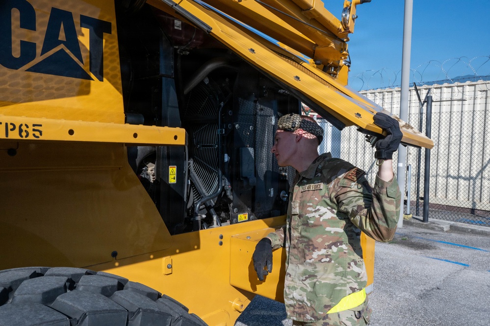 161st Air Refueling Wing Air Transportation Specialists Train at Aviano Air Base