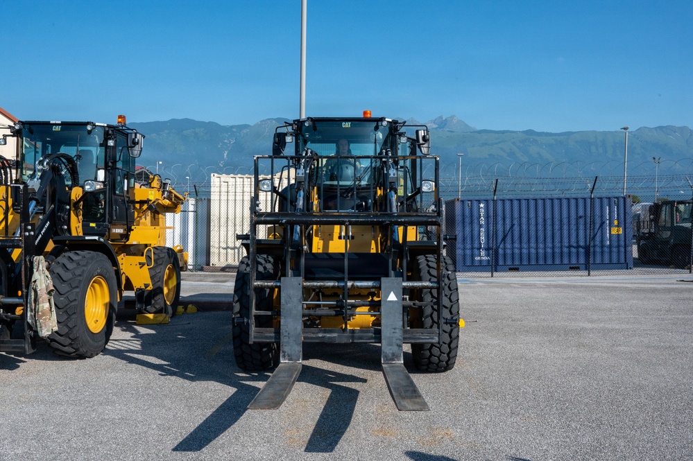 161st Air Refueling Wing Air Transportation Specialists Train at Aviano Air Base