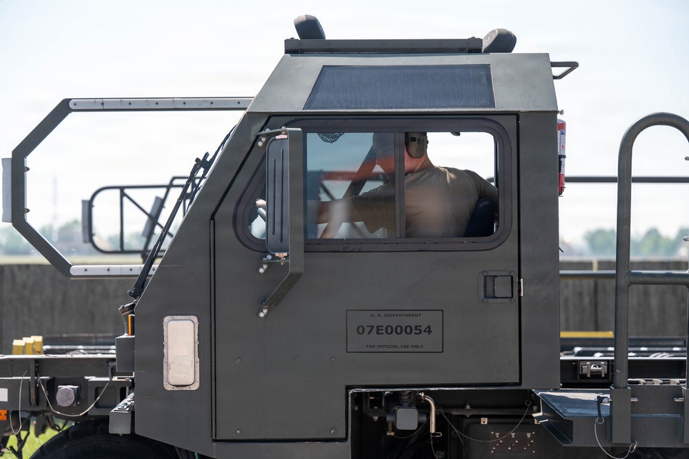 161st Air Refueling Wing Air Transportation Specialists Train at Aviano Air Base