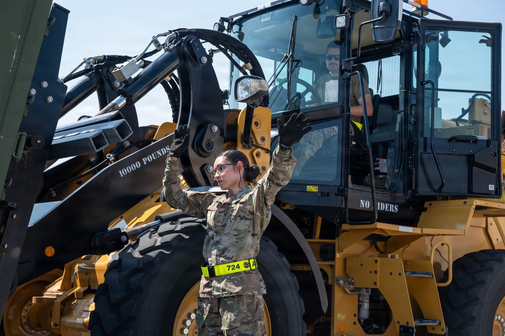 161st Air Refueling Wing Air Transportation Specialists Train at Aviano Air Base