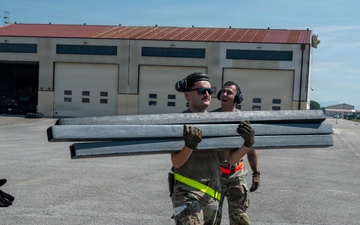 161st Air Refueling Wing Air Transportation Specialists Train at Aviano Air Base