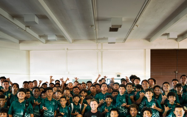 94th Army Air and Missile Defense Command Soldiers volunteer at the Youth Impact Program