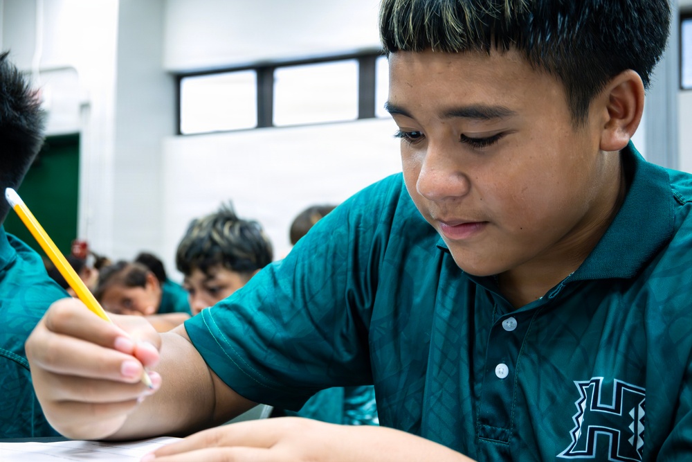 94th Army Air and Missile Defense Command Soldiers volunteer at the Youth Impact Program