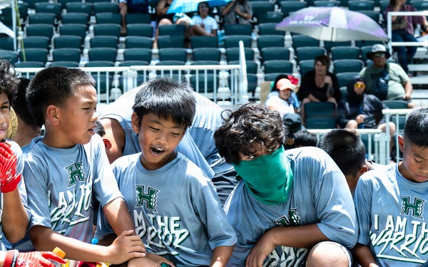 94th Army Air and Missile Defense Command Soldiers volunteer at the Youth Impact Program
