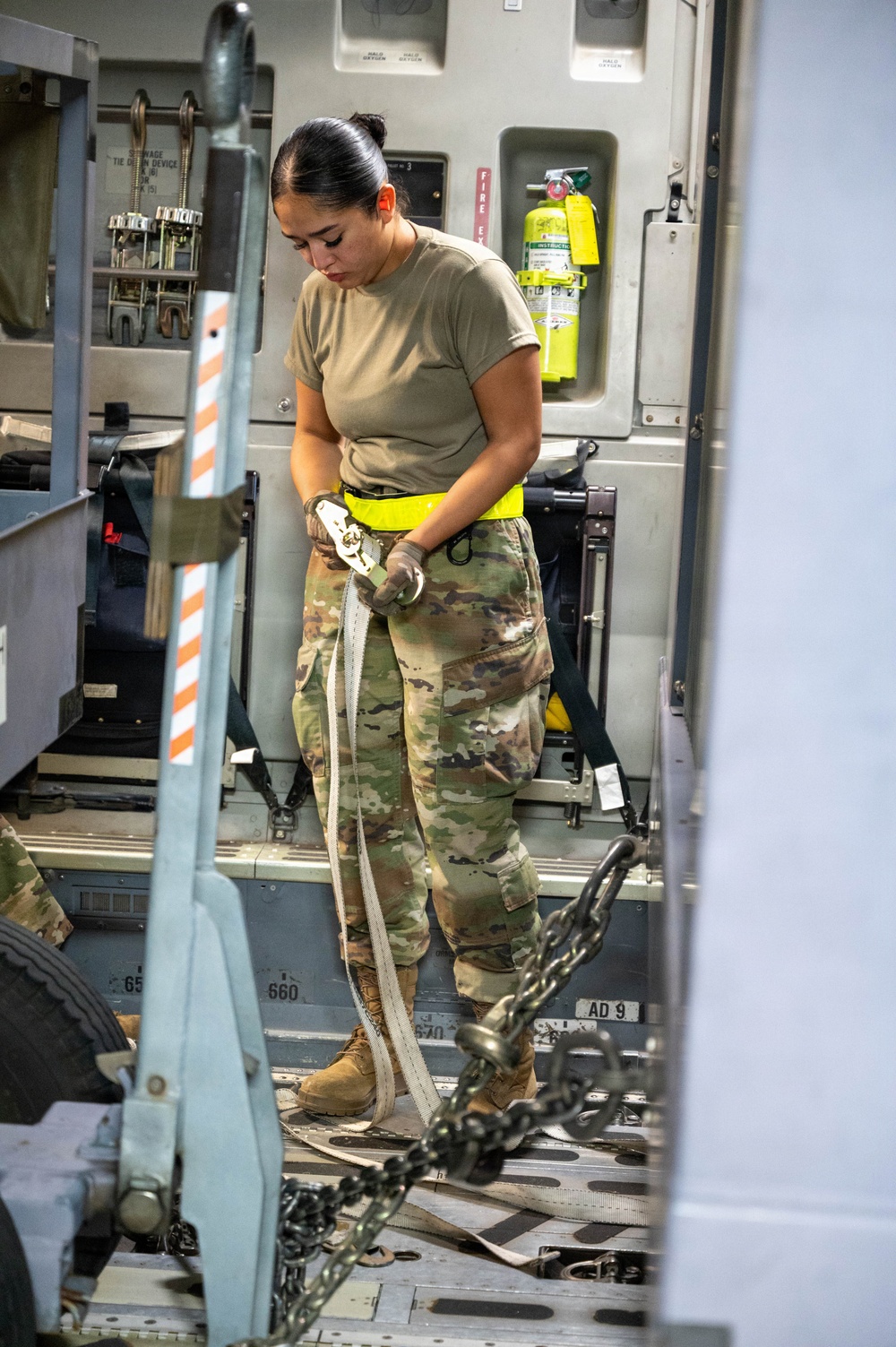 161st Air Refueling Wing Air Transportation Specialists Support Cargo Loading Mission at Aviano Air Base