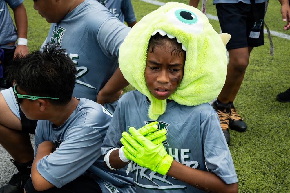 94th Army Air and Missile Defense Command Soldiers volunteer at the Youth Impact Program