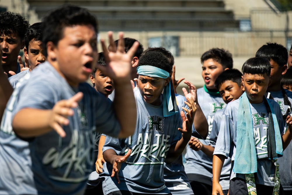 94th Army Air and Missile Defense Command Soldiers volunteer at the Youth Impact Program