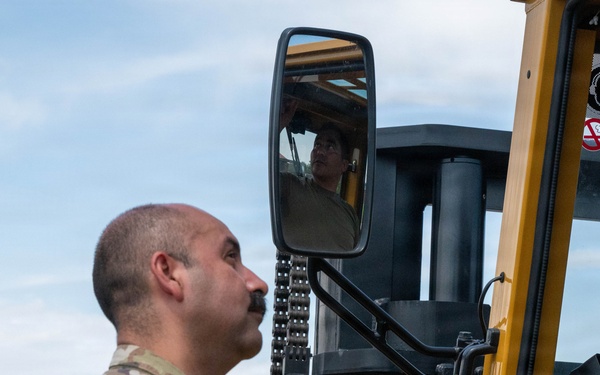 161st Air Refueling Wing Ground Transportation Trains on Forklift at Aviano Air Base