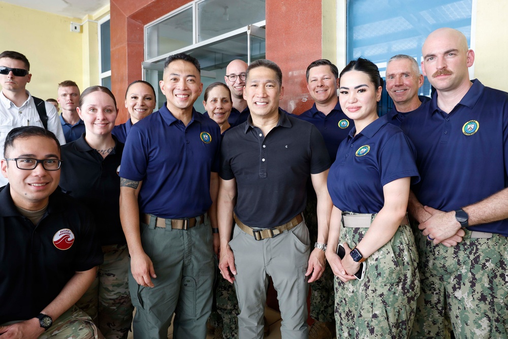 Pacific Partnership 2026 and Pacific Friendship 2026 Visit Dong Hoi City General Hospital in Quang Tri, Vietnam with Acting SECNAV