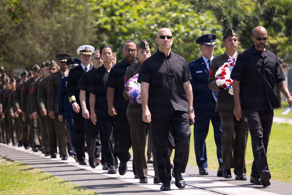 Okinawa Memorial Day 81st Anniversary Ceremony at Peace Memorial Park