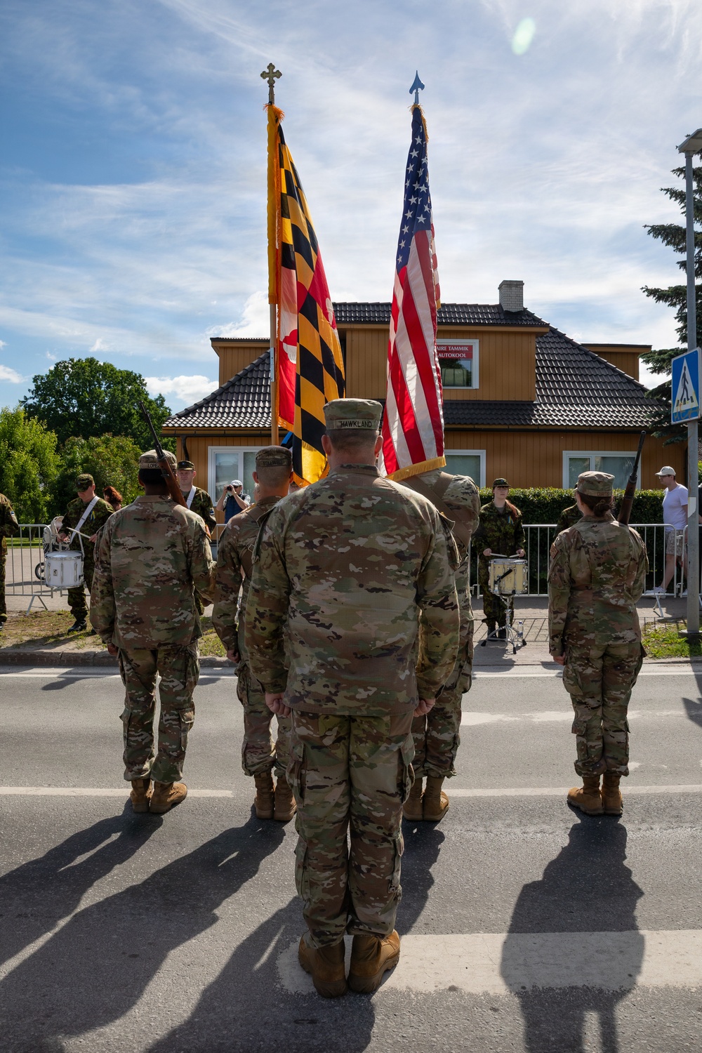 Maryland National Guard, NATO allies participate in Estonian Victory Day Parade