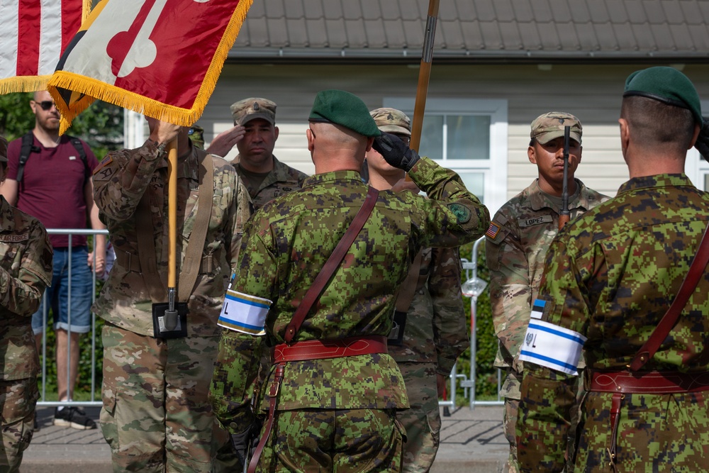 Maryland National Guard, NATO allies participate in Estonian Victory Day Parade