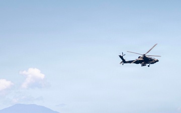 Salaknib 2026: Task Force Saber Conducts a Apache Training Flight Along Coastline