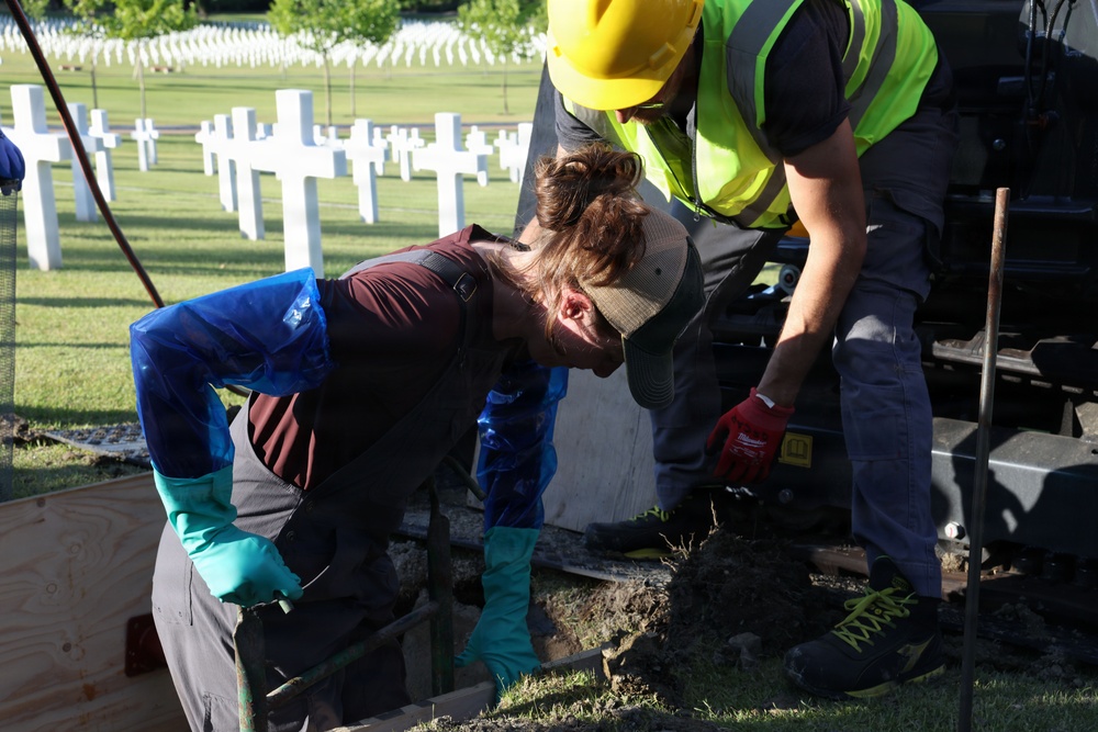 The 2026 Europe-Mediterranean Disinterment Team's Mission Begins at Florence American Cemetery