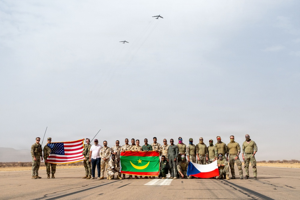 Mauritania B-52 Flyover