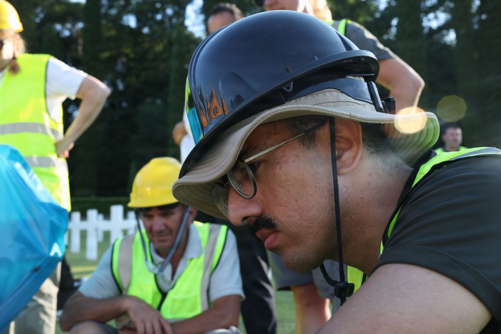 The 2026 Europe-Mediterranean Disinterment Team's Mission Begins at Florence American Cemetery