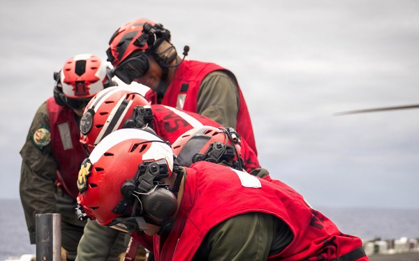 U.S. Marines, Sailors prepare for DATF live-fire exercise aboard USS Essex