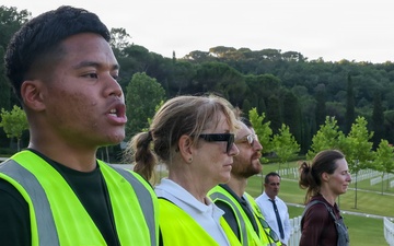The 2026 Europe-Mediterranean Disinterment Team's Mission Begins at Florence American Cemetery