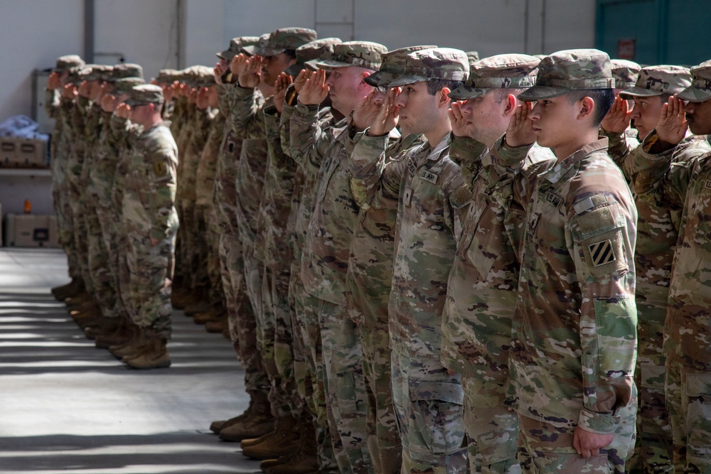 Task Force Workhorse transfer authority to Task Force Hellions