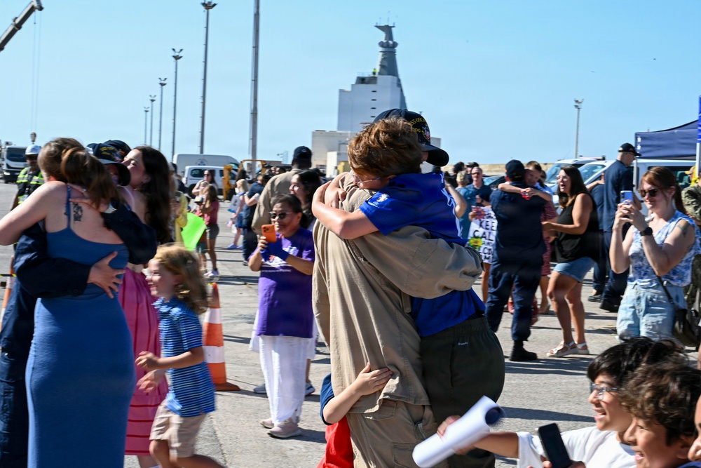 USS Oscar Austin (DDG 79) Returns to NAVSTA Rota