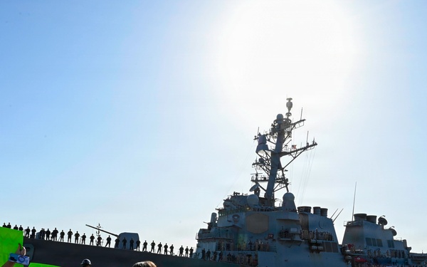 USS Oscar Austin (DDG 79) Returns to NAVSTA Rota