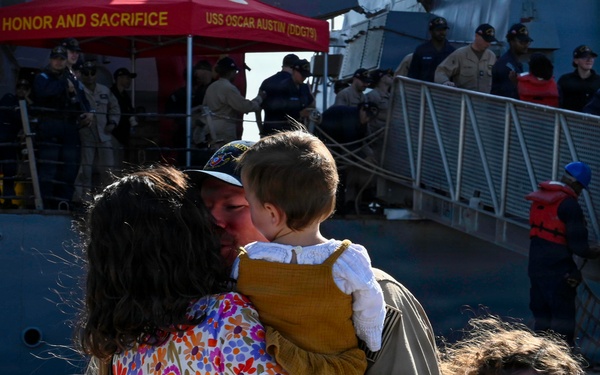 USS Oscar Austin (DDG 79) Returns to NAVSTA Rota