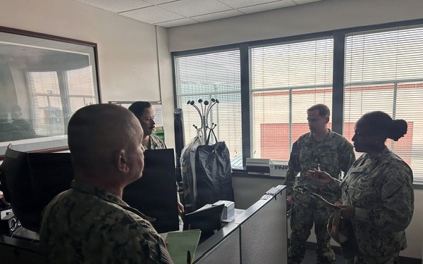 NAVSUP FLC Jacksonville site NAS JRB Fort Worth mail room inspection