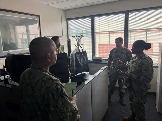NAVSUP FLC Jacksonville site NAS JRB Fort Worth mail room inspection