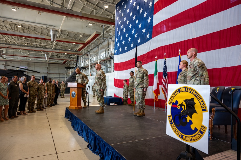 31st FW holds 31st AMXS reactivation ceremony
