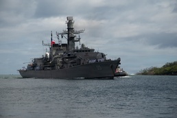 Chilean Navy frigate CNS Almirante Cochrane (FF-05) Arrives at Pearl Harbor-Hickam for RIMPAC 2026