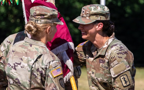 512th Field Hospital Chain of Command Ceremony