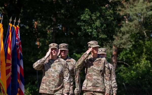 512th Field Hospital Chain of Command Ceremony