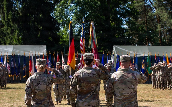 512th Field Hospital Chain of Command Ceremony