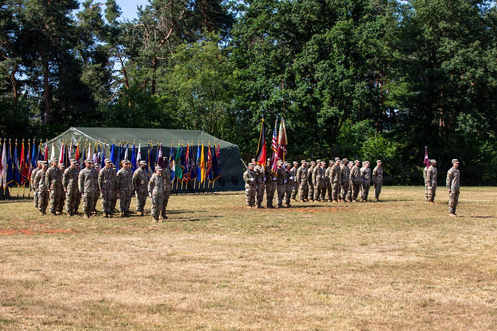 512th Field Hospital Chain of Command Ceremony