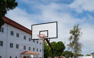 NAVSTA Rota upgrades basketball courts under Barracks Task Force initiative