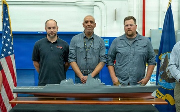 Carderock Team Applies Expertise to USS Defiant Model