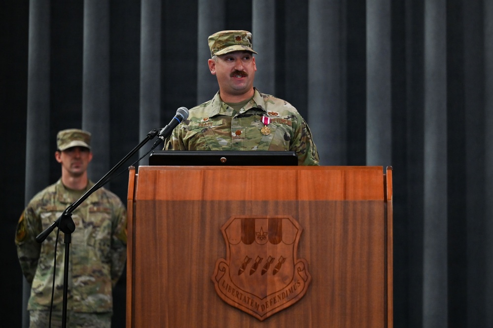 702nd Maintenance Squadron Change of Command Ceremony