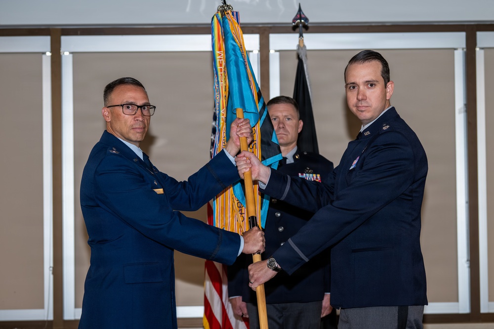 25th Space Range Squadron change of command ceremony