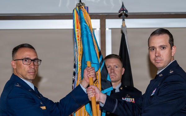 25th Space Range Squadron change of command ceremony
