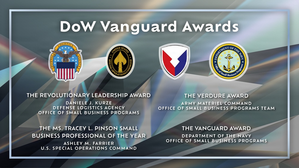 2026 DoW Vanguard Awards Recipients