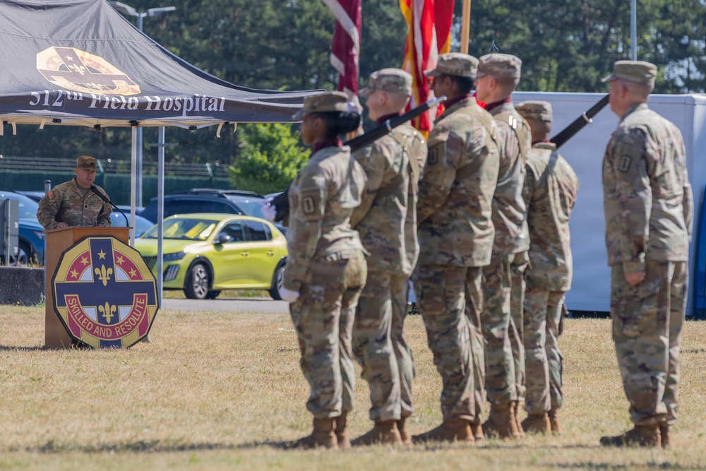 512th Field Hospital Change of Command Ceremony