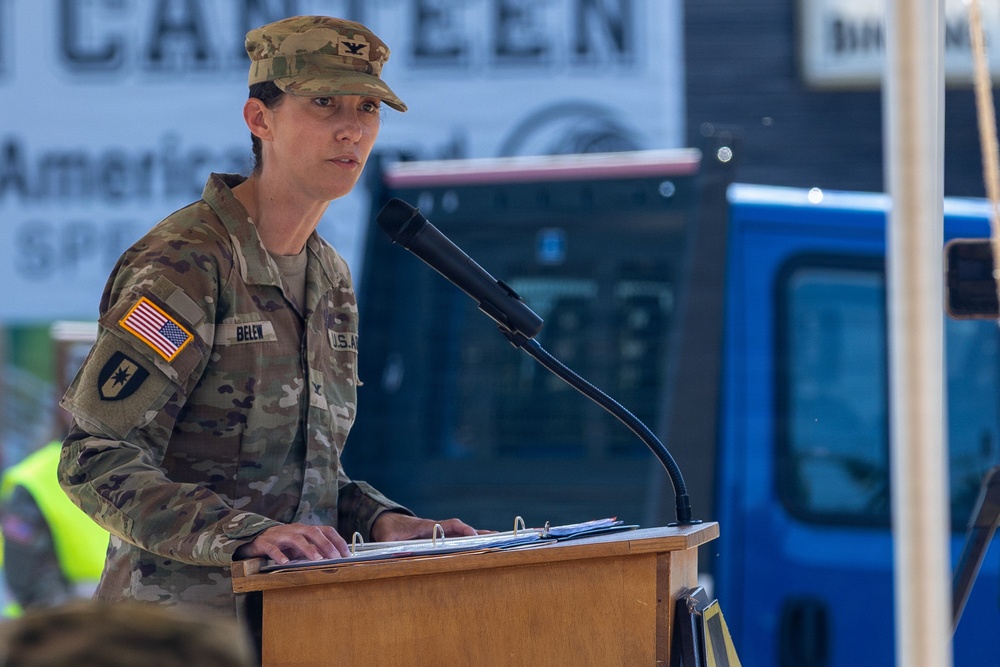 512th Field Hospital Change of Command Ceremony