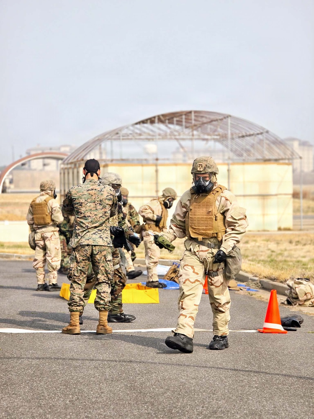 Accepting Follow-On Forces: Kunsan Airman Strengthens Joint CBRN Readiness