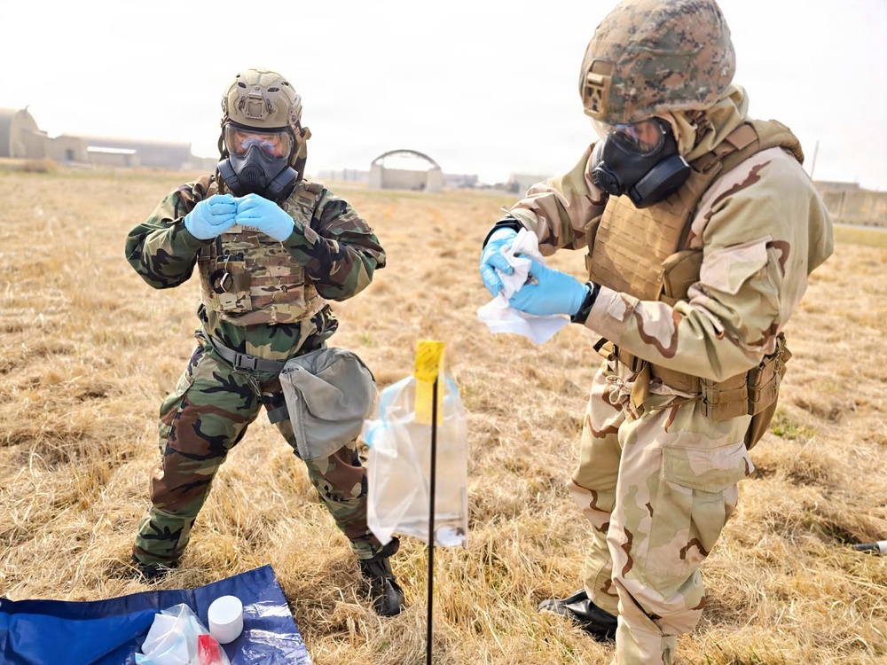 Accepting Follow-On Forces: Kunsan Airman Strengthens Joint CBRN Readiness